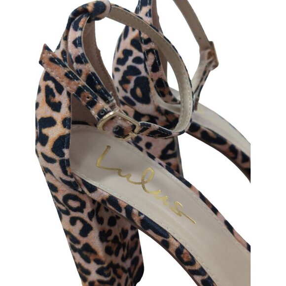 Lulu's Wild Leopard Sandals - Picture 8 of 10